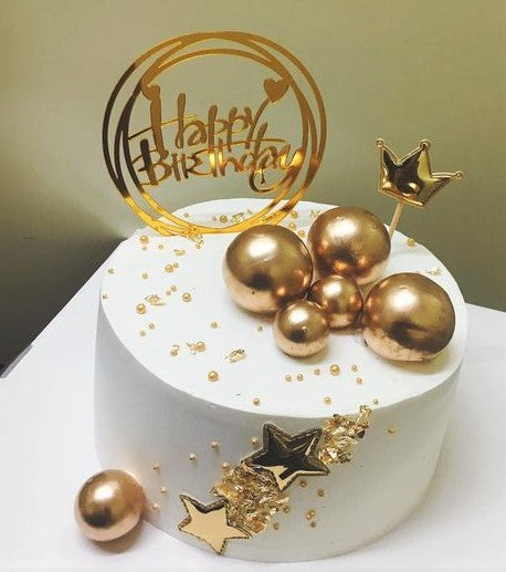 TL010 Tall cakes with ornaments