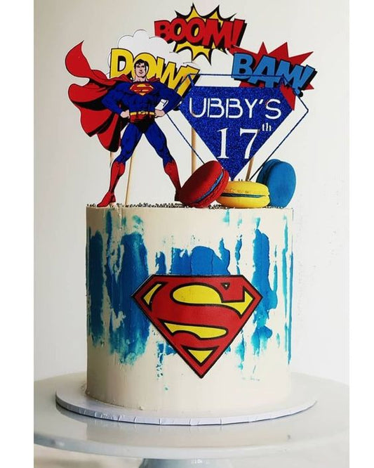 KD013 KID SUPERMAN CAKE