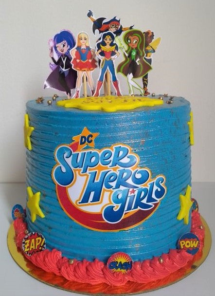 KD010 KID SUPERHERO CAKE FOR GIRLS