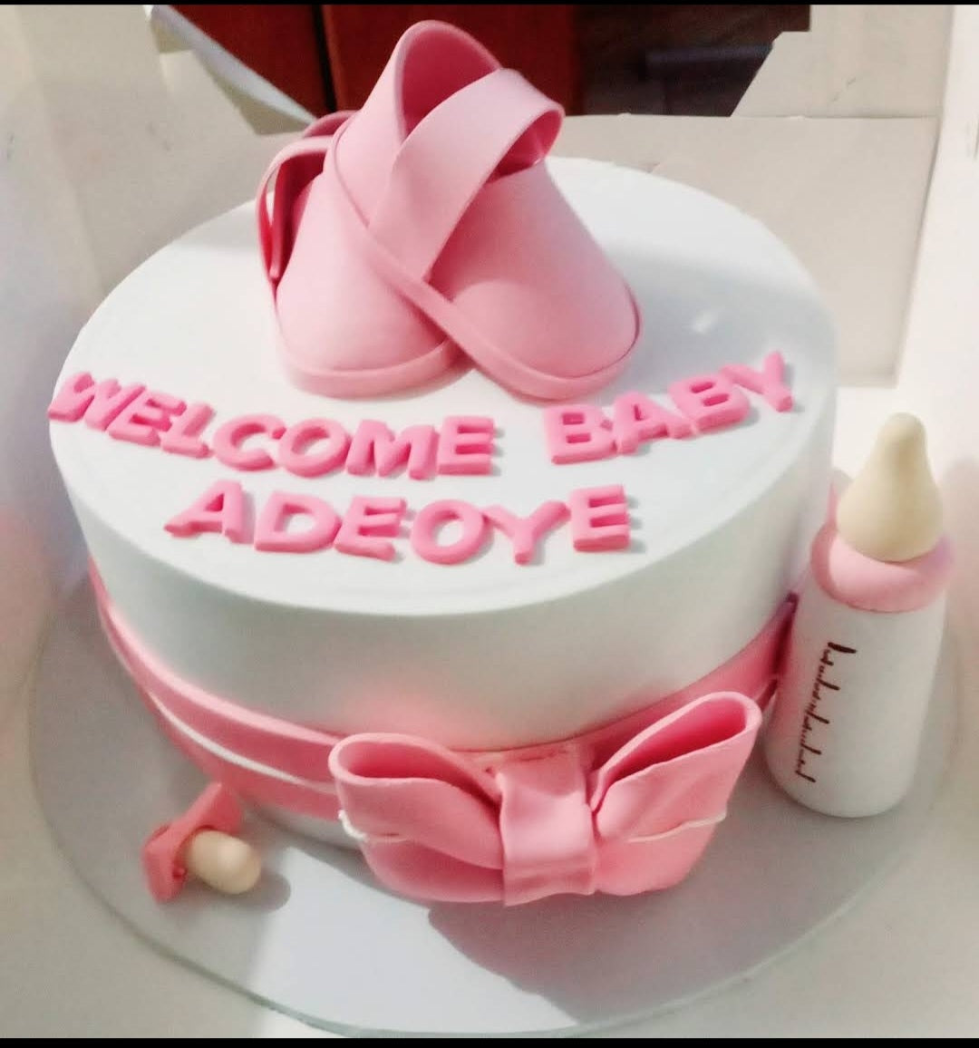 BY001 - BABY NAMING OR SHOWER CAKE