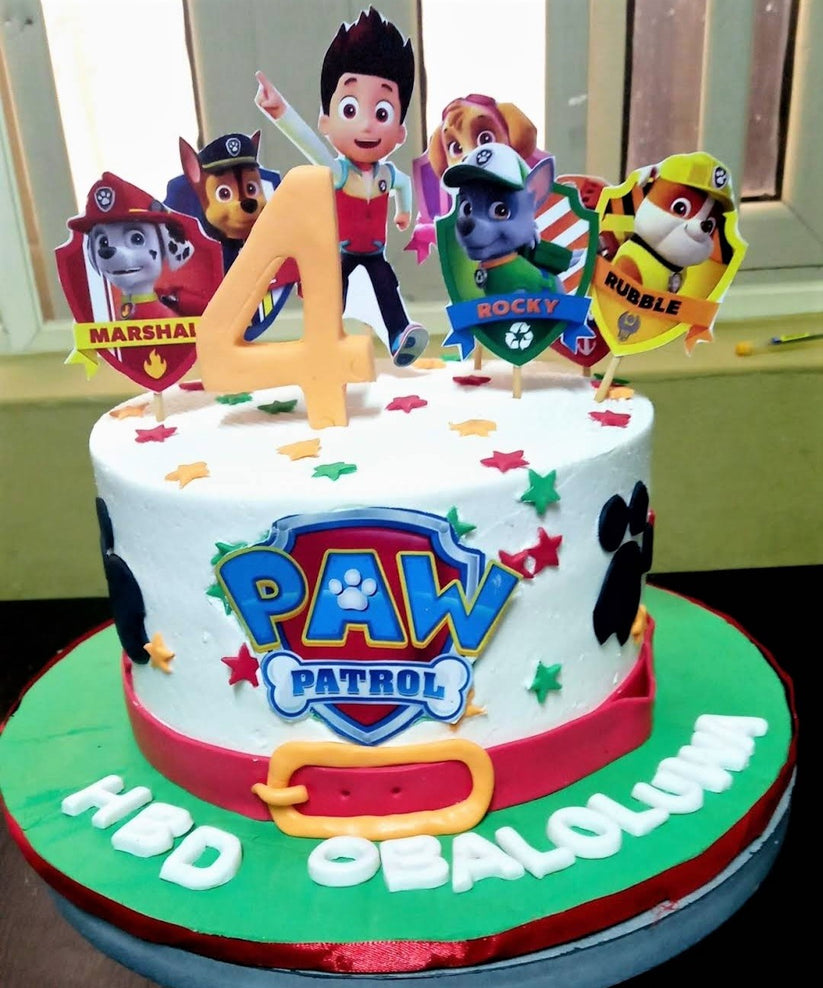 KD007 KIDs PAW PATROL CAKE