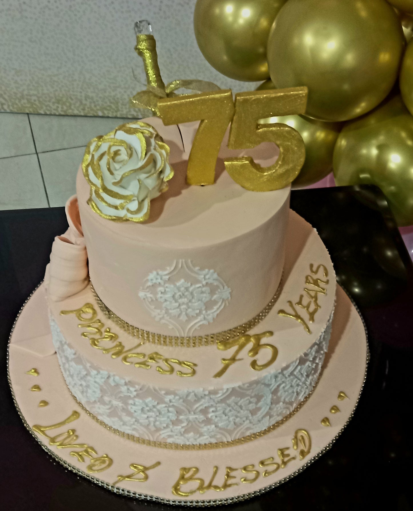 BS004 -BESPOKE TIERED FONDANT CAKES