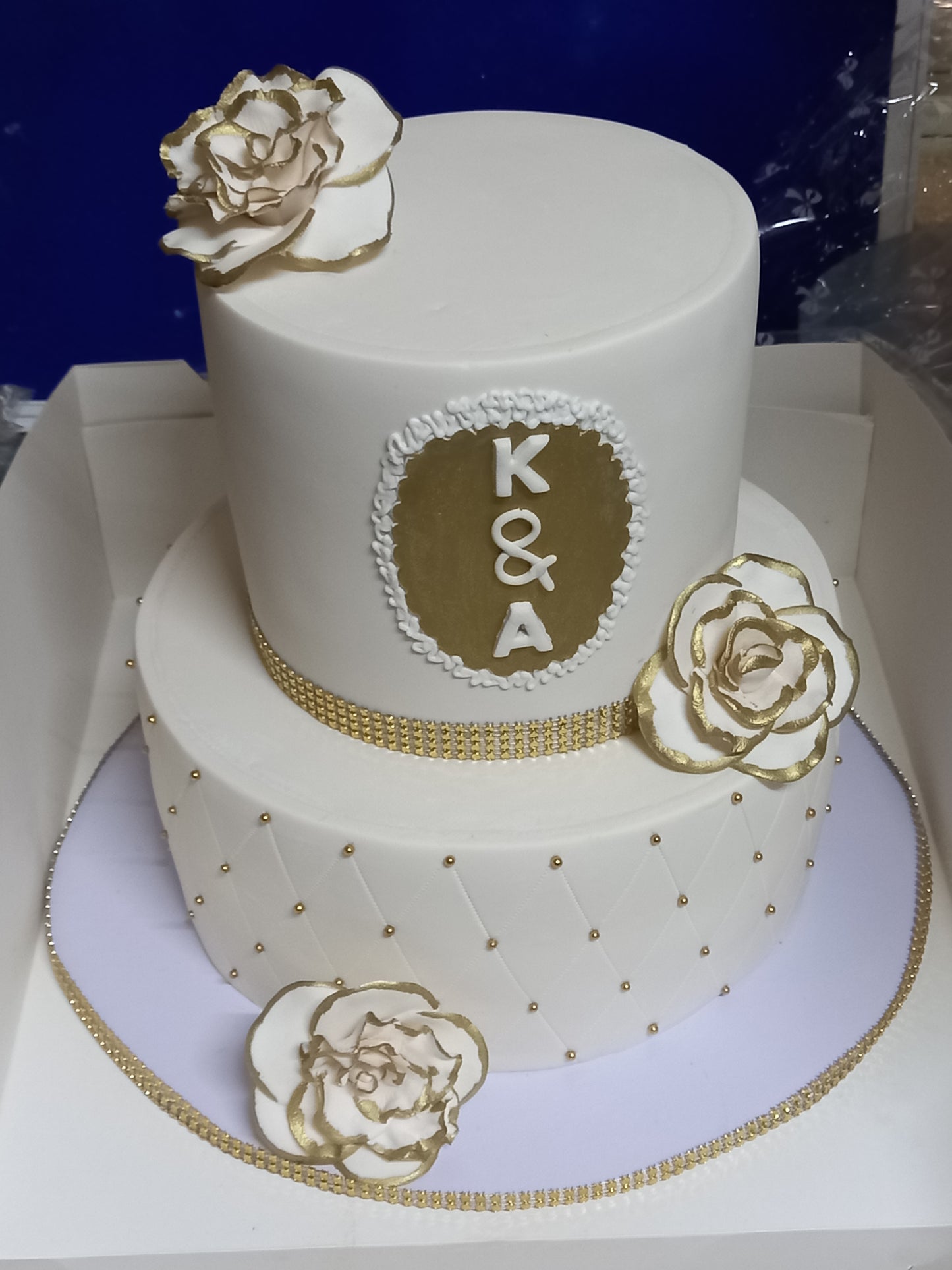 BS004 -BESPOKE TIERED FONDANT CAKES